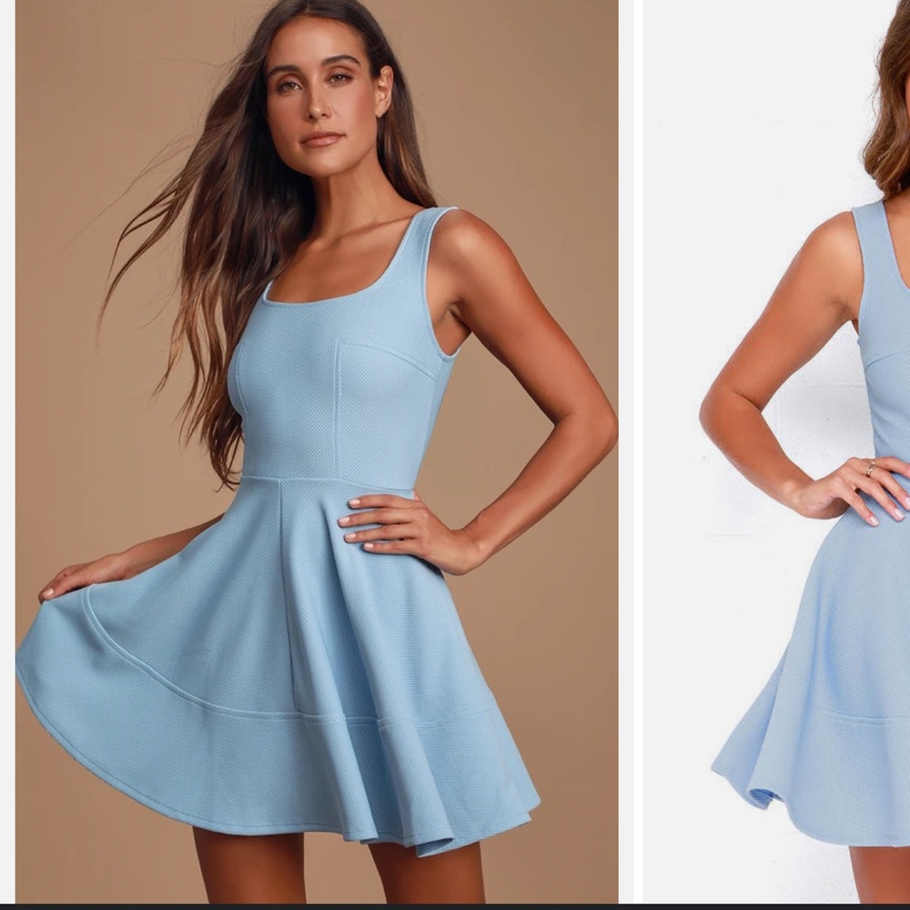 Lulu’s Women’s Fit and Flare Scuba Dress